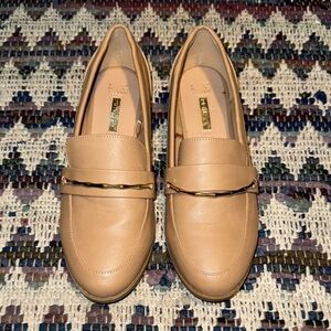 Tan Boat Shoes- size 8
